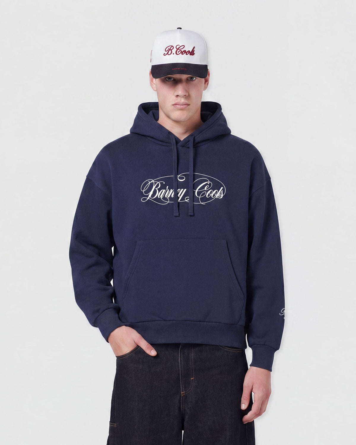 script hood navy - sold out