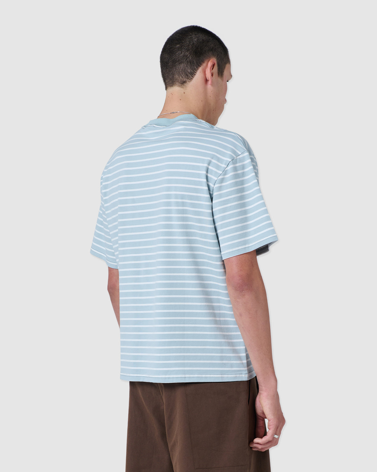scribe t-shirt blue stripe