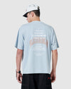 stamp t-shirt blue