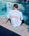stamp t-shirt blue