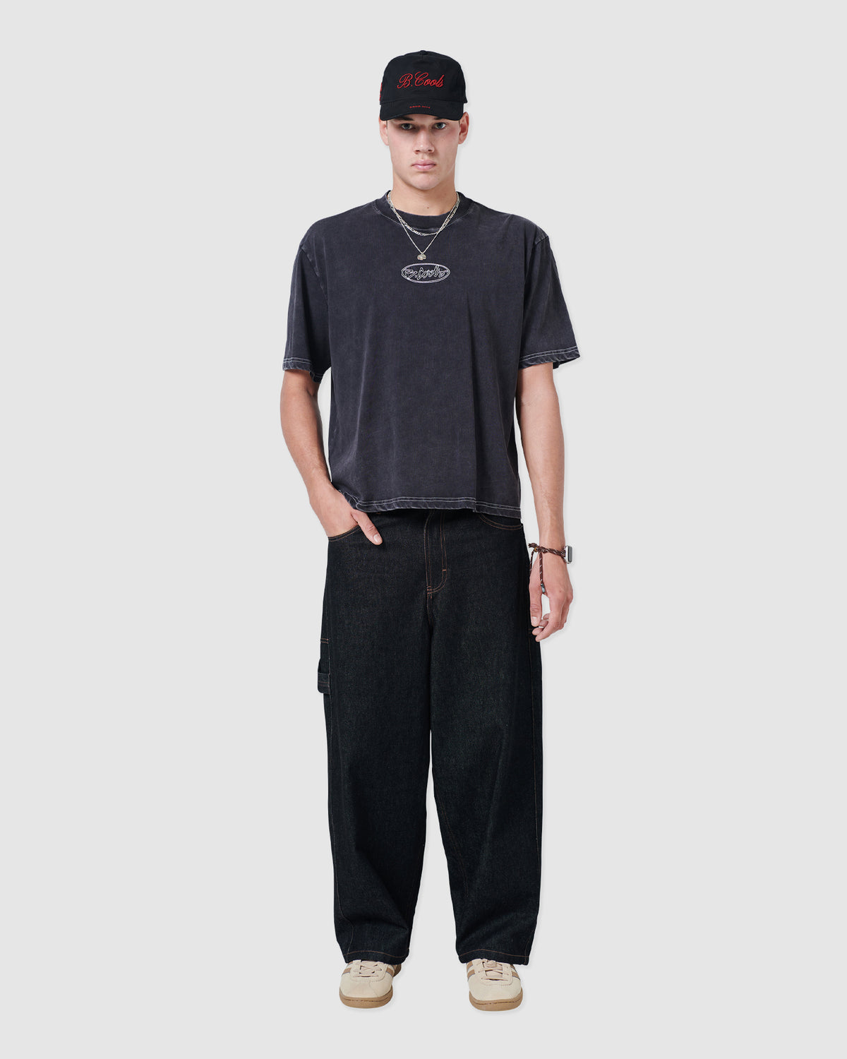 1990 Crop T-shirt Black - sold out