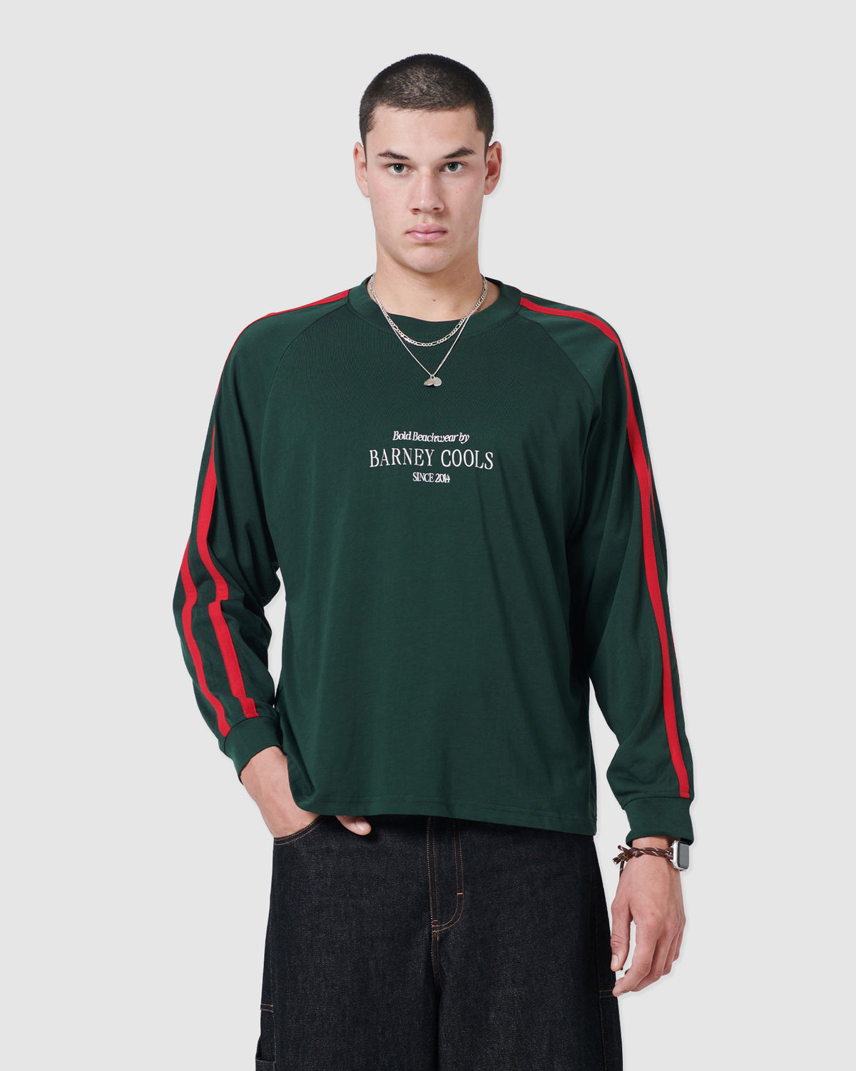 BB14 Crop LS T-shirt Forest - sold out