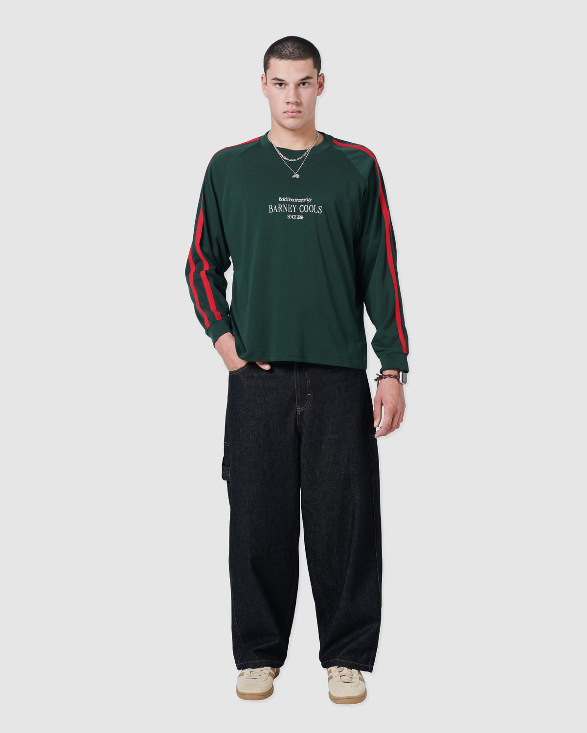 BB14 Crop LS T-shirt Forest - sold out