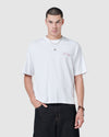 Script Crop T-shirt White