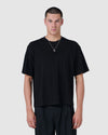 arcane crop t-shirt black - preview