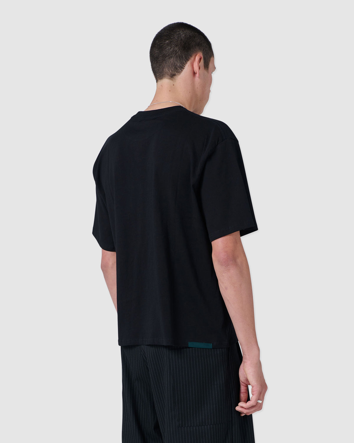 arcane crop t-shirt black