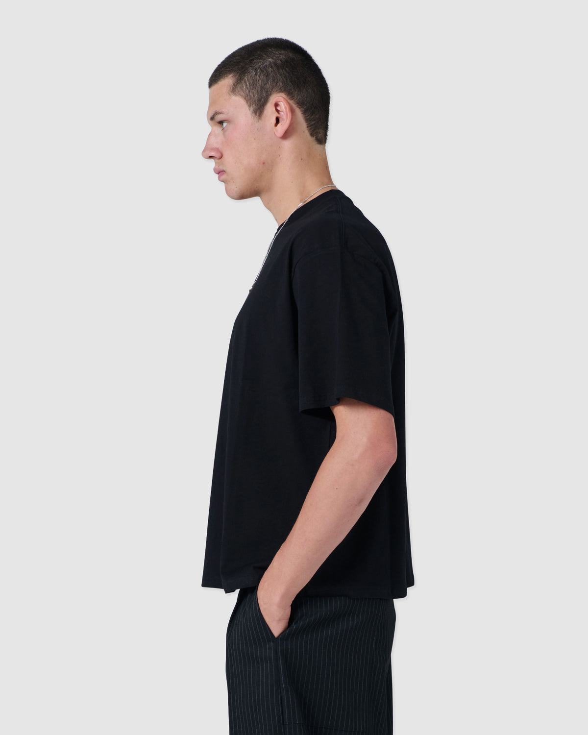 arcane crop t-shirt black