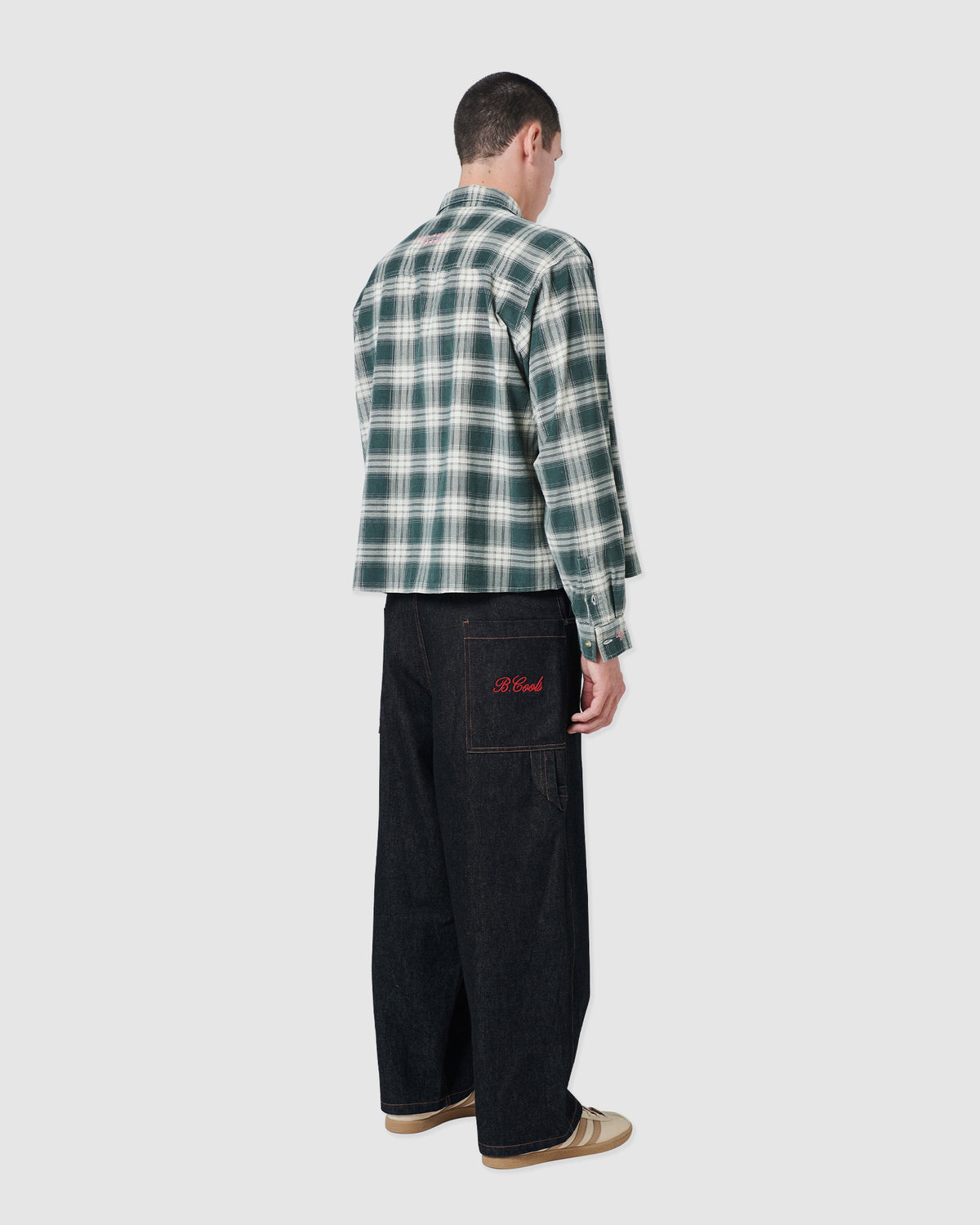 Chatlet Crop Shirt Plaid