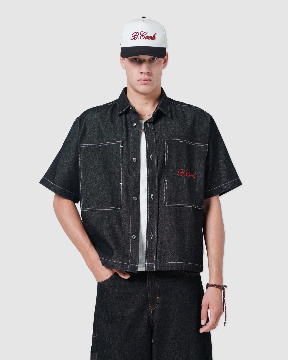 Box Crop Shirt Raw - sold out