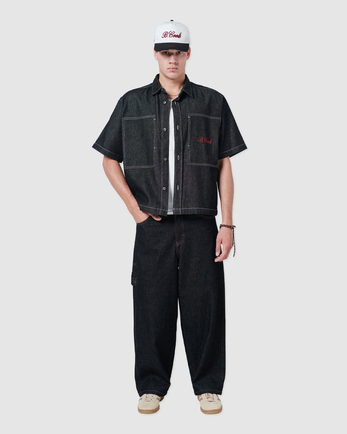 Box Crop Shirt Raw - sold out