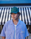 stitch cap green