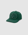 stitch cap green