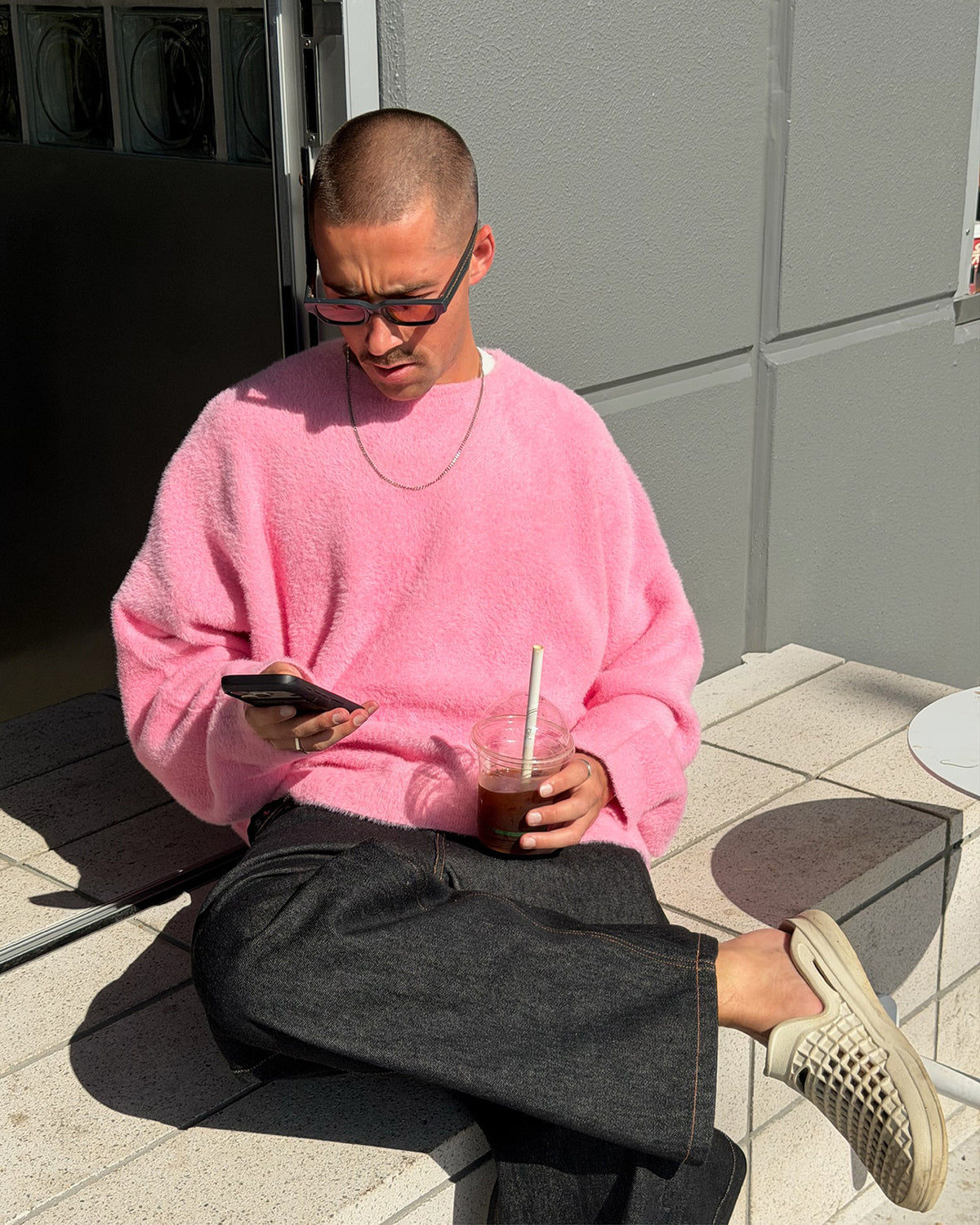 disco knit pink